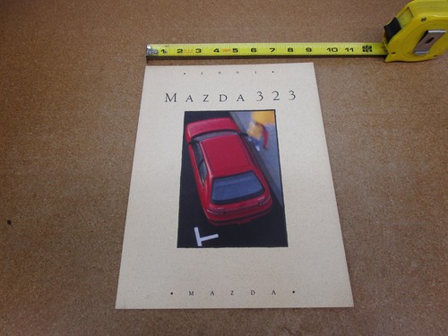 1991 mazda 323 sales brochure - mazda,