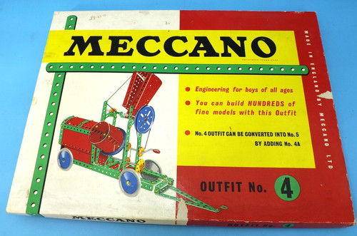 1961 meccano outfit 4 - meccano,