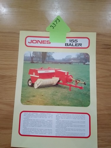 Jones balers 155 - balers,