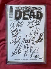 the walking dead signed comics