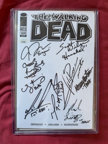 The walking dead signed - dead, comics