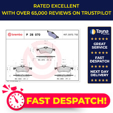 Brake Pads Set fits HONDA CIVIC FK1 1.4 Rear 12 to 16 L13Z4 Brembo 43022TV0E00
