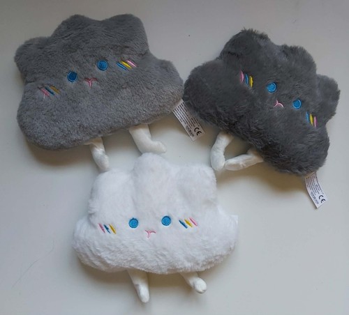Cute plush cloud rattle soft - cloud,