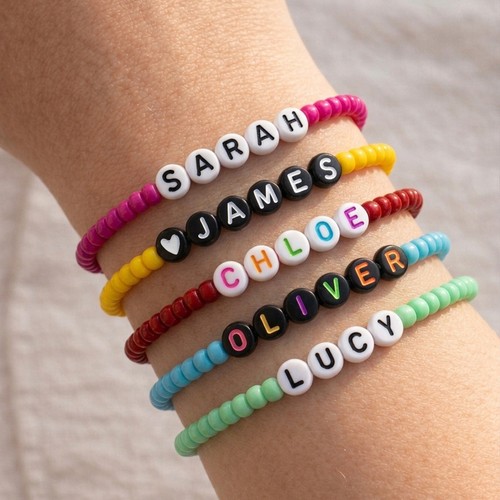 Personalized name bracelet - name,