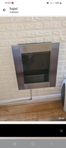 Silver gas heater good - silver,