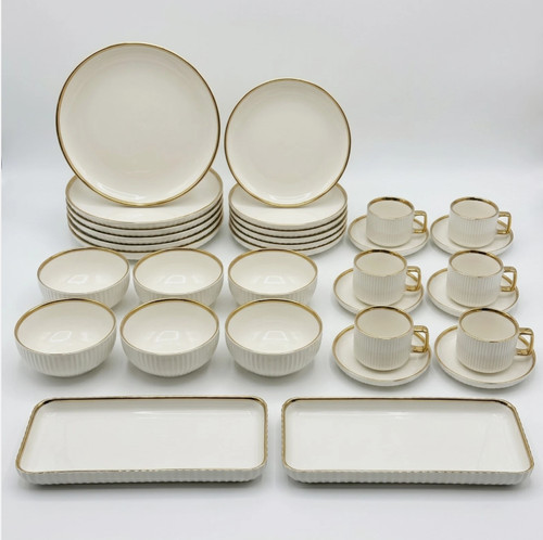 32pc luxury white - 32pc,