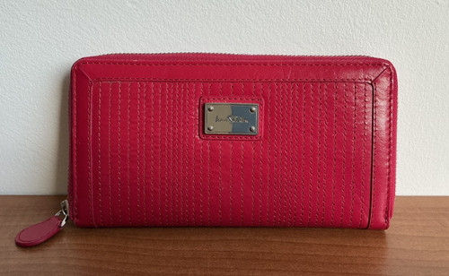 Jane shilton pink leather zip - leather,