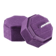 Deep Purple Velvet Ring Box