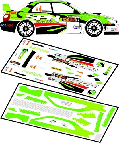 Decals subaru impreza wrc - 1/43,