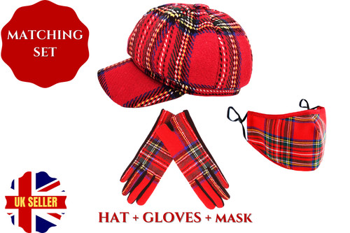Reusable tartan mask - reusable, &