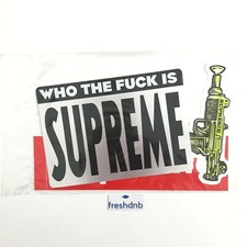 Supreme Sticker Pack - Who The F*ck Is - Machine Gun - 100% Genuine Authentic