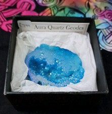 Aura quartz geodes - , (light