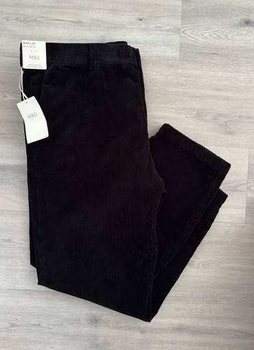 Mens black comfort waist - m&s,
