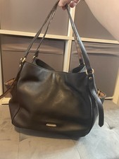 BURBERRY Black Leather Panels
