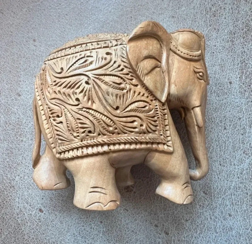 Vintage handcrafted carved