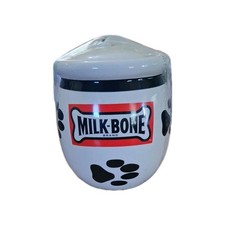 vintage milk-bone Ceramic Biscuit Jar