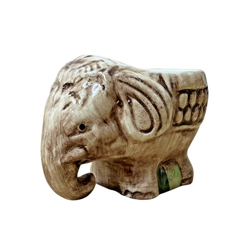 Vintage ceramic elephant - vintage,