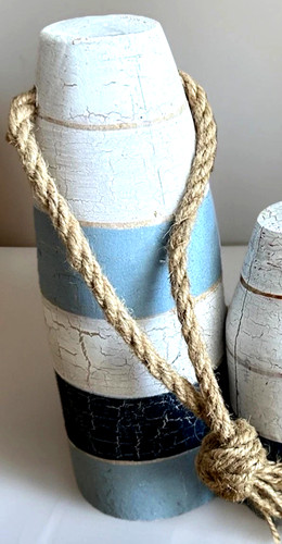 Vtg nautical boating wooden - vtg-,