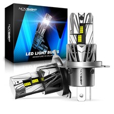 NOVSIGHT 90W 30000LM H4 LED Headlight Bulbs Kit 6500K Super White NO Error Free