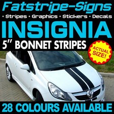 to fit VAUXHALL INSIGNIA BONNET STRIPES GRAPHICS STICKERS DECALS VXR OPEL