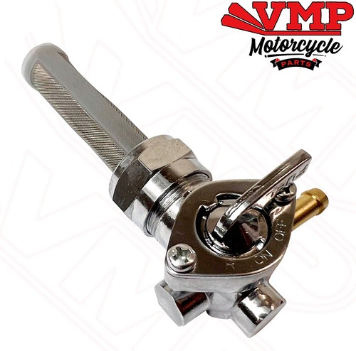 New chrome petrol fuel tap - new,