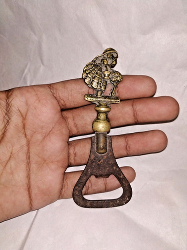 Vintage brass iron - brass,