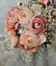 wedding bridal brooch bouquet