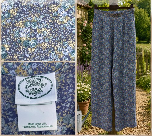 Vintage laura ashley wide leg - wide,