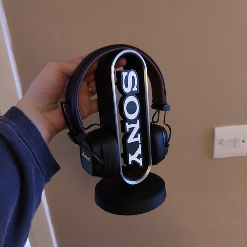Custom sony headphone - sony, stand