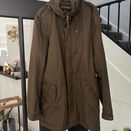 Woolrich parka khaki green - parka,