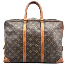 Louis Vuitton Briefcase Porte Document Voyage Monogram Business Bag Authentic