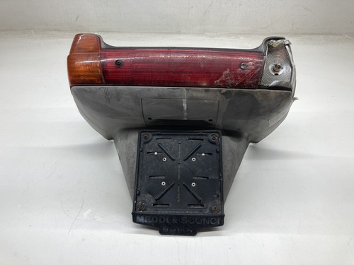 Rear license plate - plate, fender