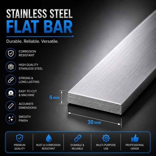 Stainless steel flat bar - stainless,