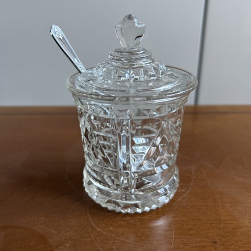 Vintage clear crystal glass - crystal,