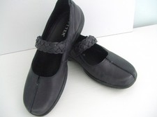 Hotter Shake II dark navy leather Mary Jane shoes UK Size 6 Ortholite