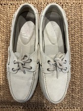 Timberland Ladies Deck Shoes In White/cream Size 5