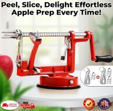 Apple peeler 3 blades slicer corer dicer cutter kitchen potato fruit veg machine