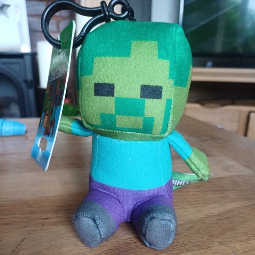 Minecraft plush bag clip - bag, on