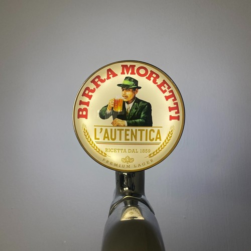 Brand new moretti beer badge - brand,