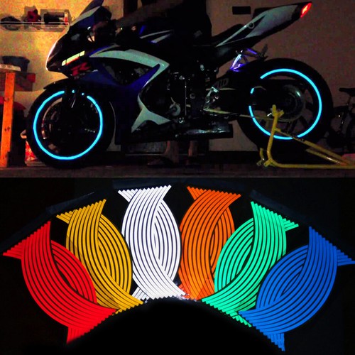 Reflective strip wheel - wheel, tire