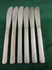 6 Vintage Viners Dessert knives Viners Studio  Gerald Benney Stainless steel #2