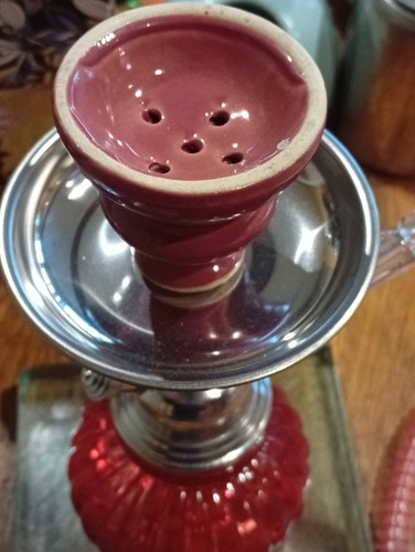 Shisha hookah water pipe red - shisha,