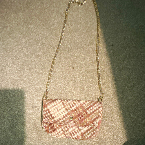Pink white check plaid - pink,