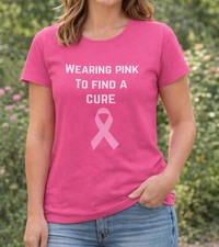 Cancer T shirt Wearing Pink