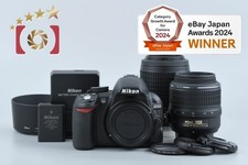 "Count 2,105" Nikon D3100 Black 14.2 MP Digital SLR Camera 18-55 55-200 Lenses