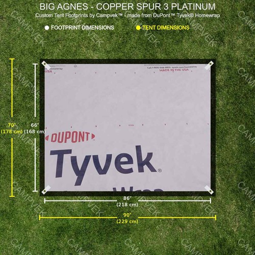 Tyvek footprint for - footprint, big