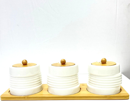 Sliding set ceramic jars - 3,