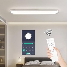 120cm/47” Dimmable Ultra Thin Metal 65W 6500K Linear LED Ceiling Light -White #3