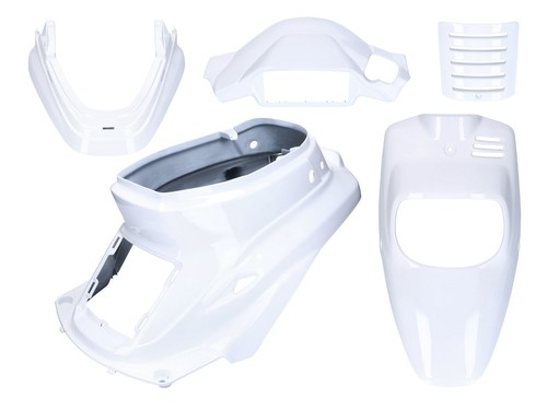 Piece white fairing kit - kit, for