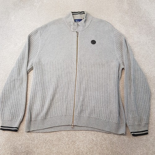 Fred perry mens cardigan - perry, 2xl